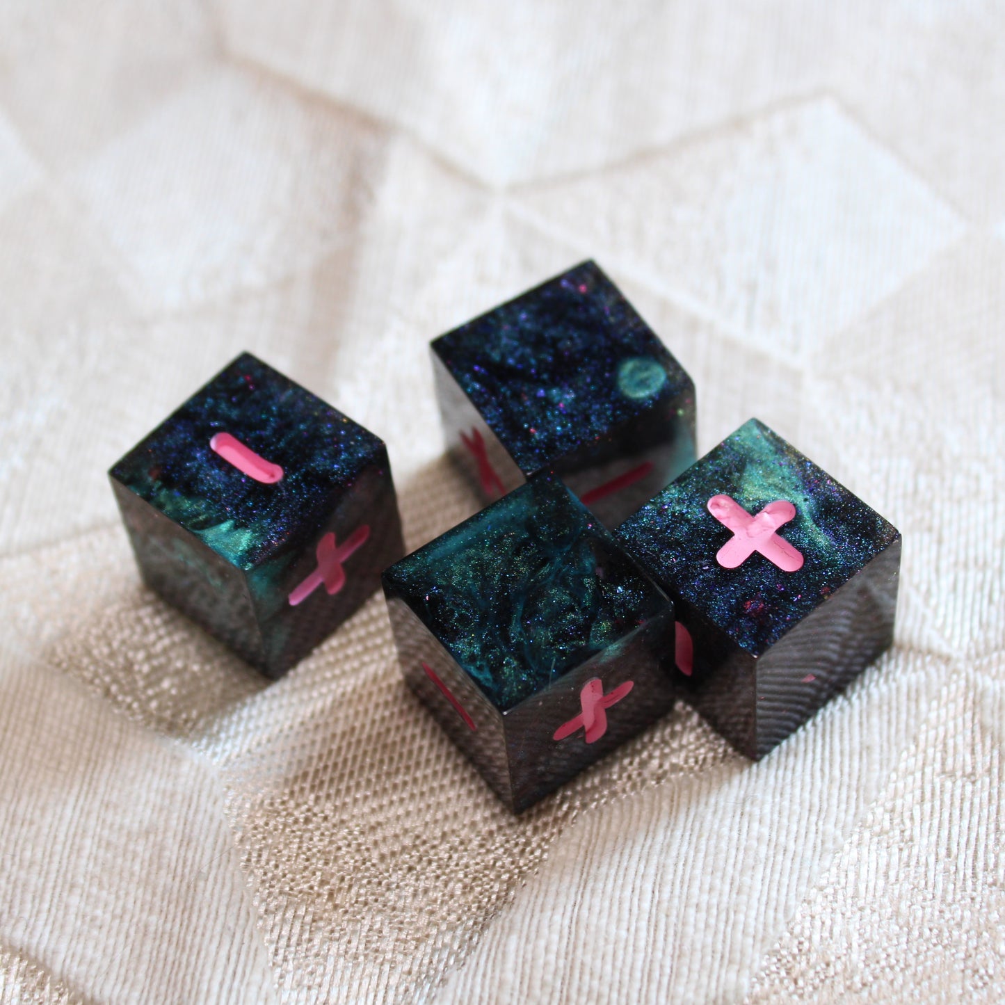 Handmade Nebula Fate Dice