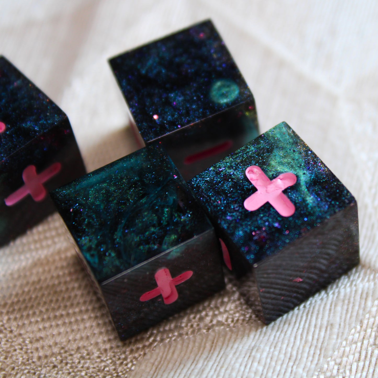 Handmade Nebula Fate Dice