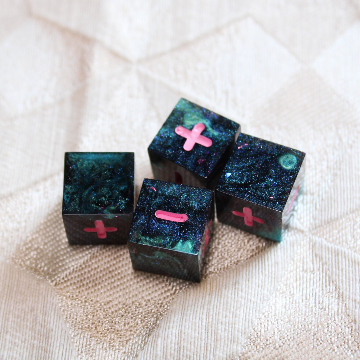 Handmade Nebula Fate Dice