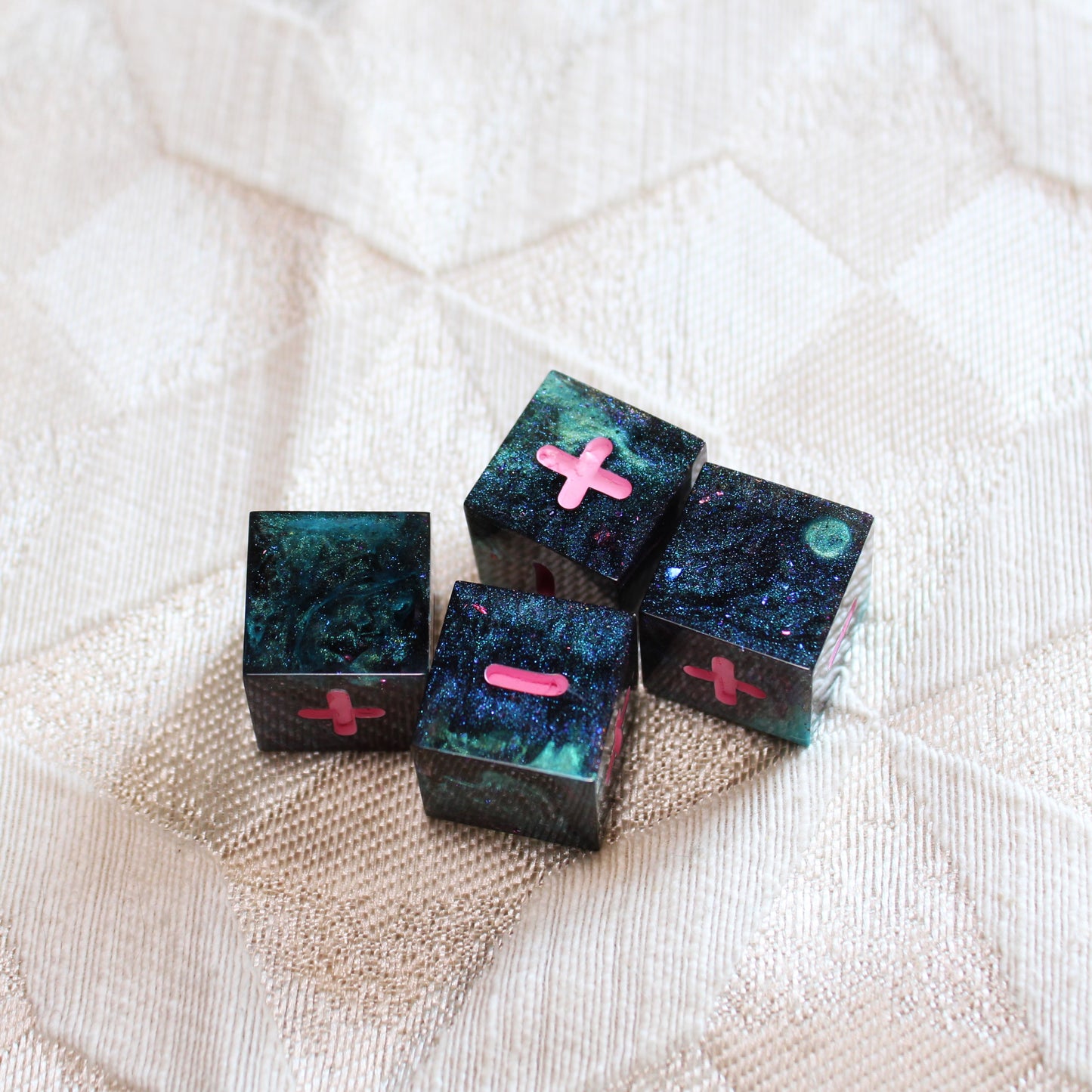 Handmade Nebula Fate Dice