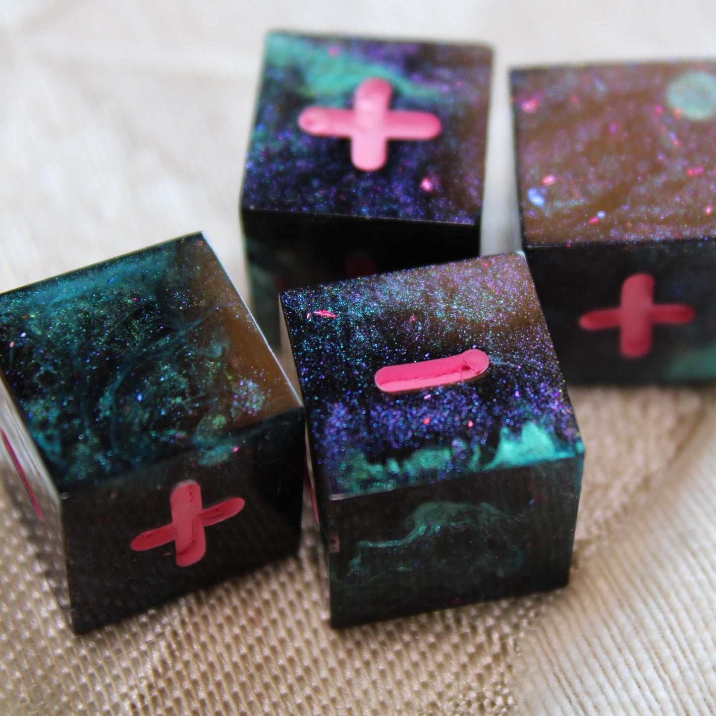 Handmade Nebula Fate Dice