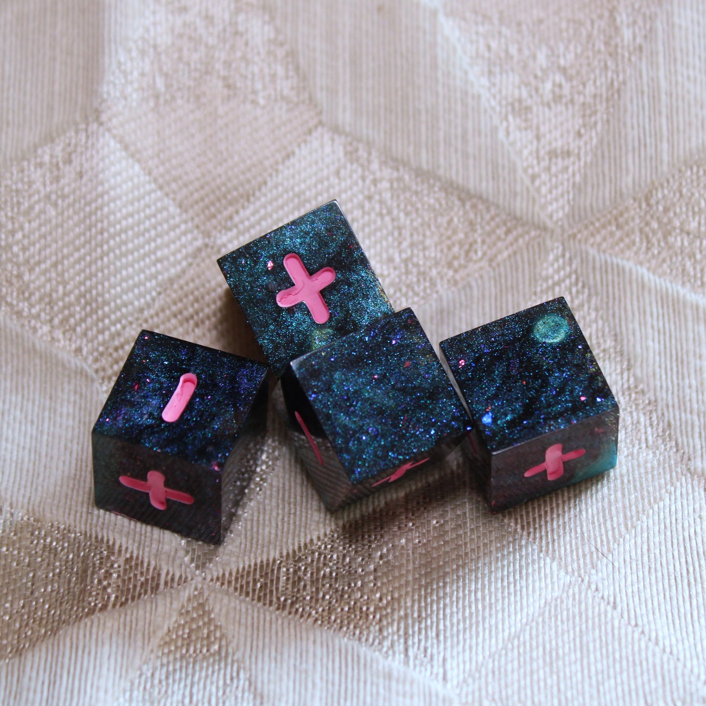 Handmade Nebula Fate Dice