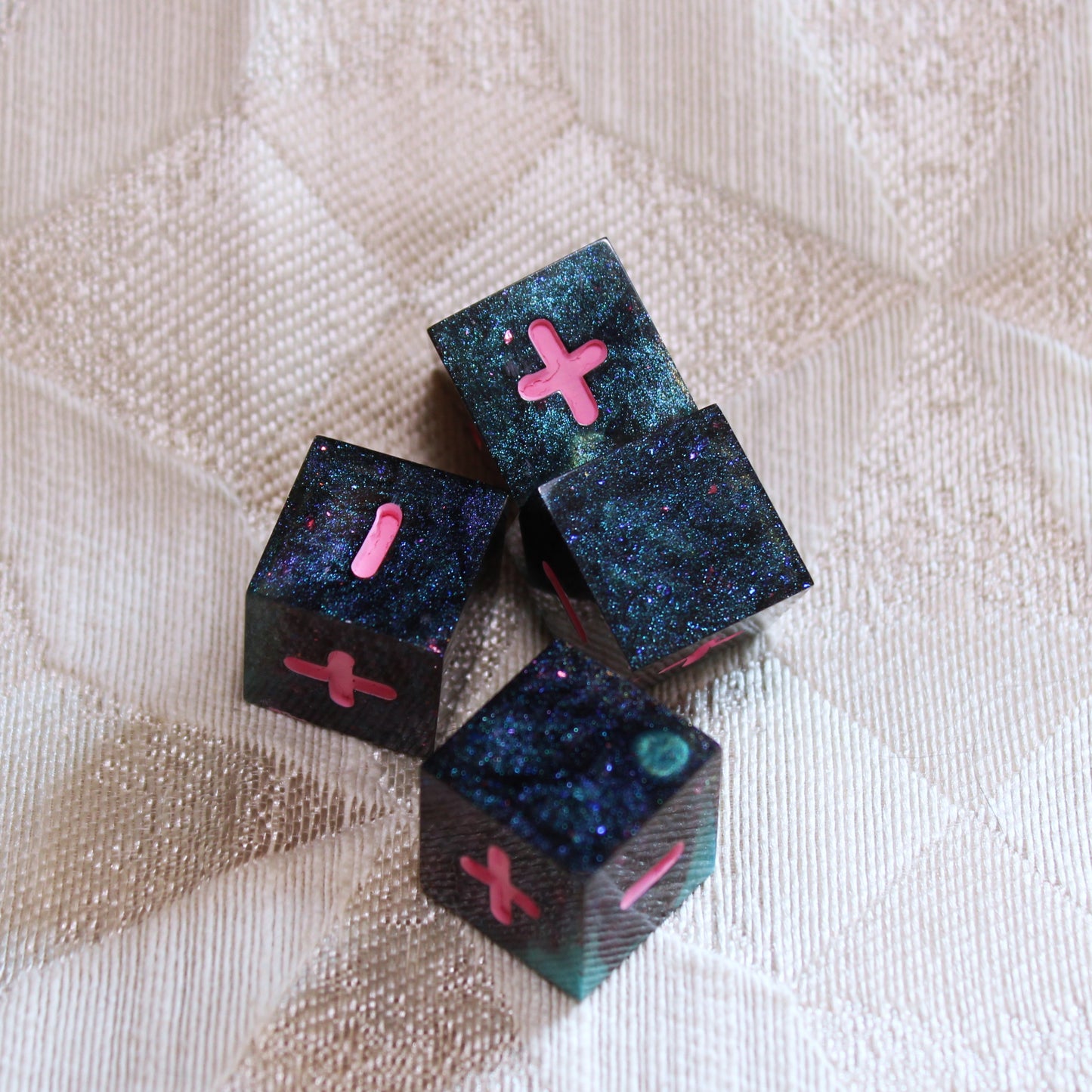 Handmade Nebula Fate Dice