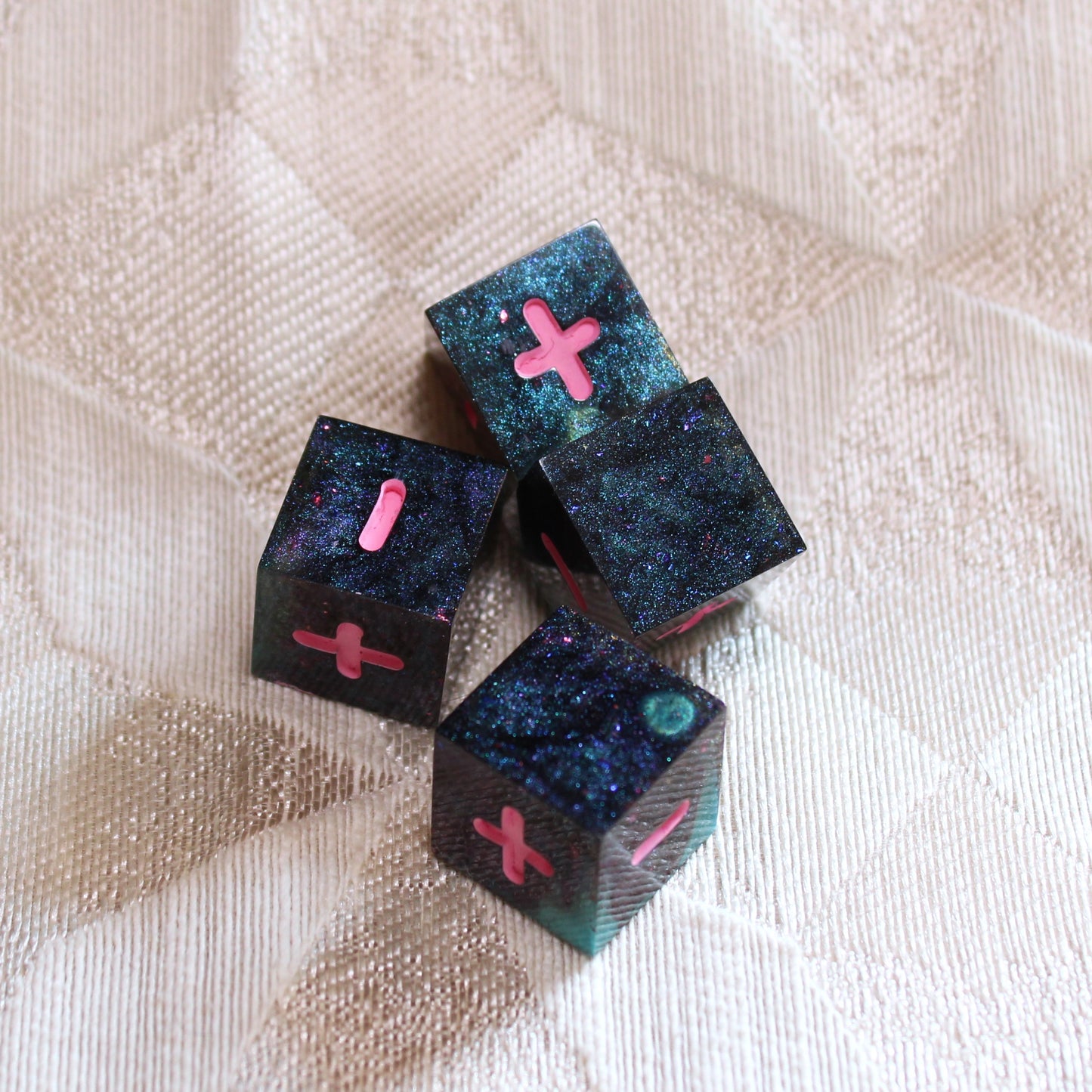 Handmade Nebula Fate Dice