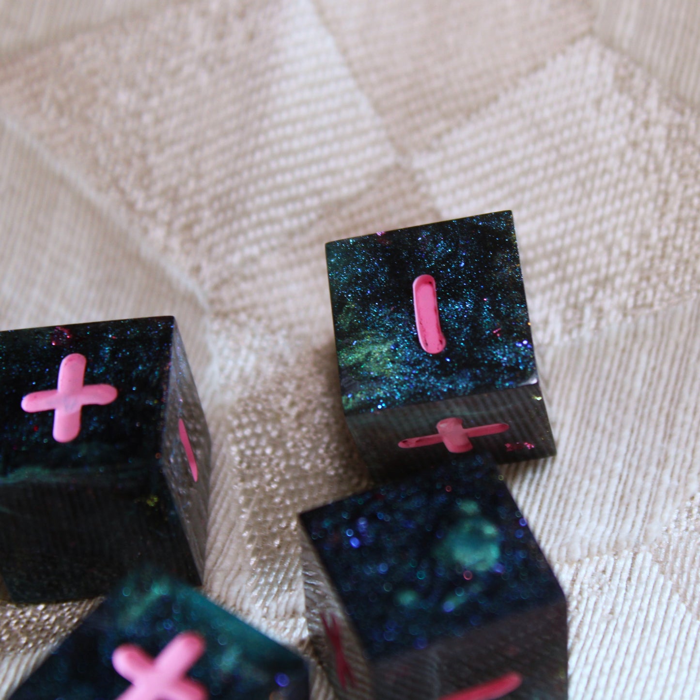 Handmade Nebula Fate Dice
