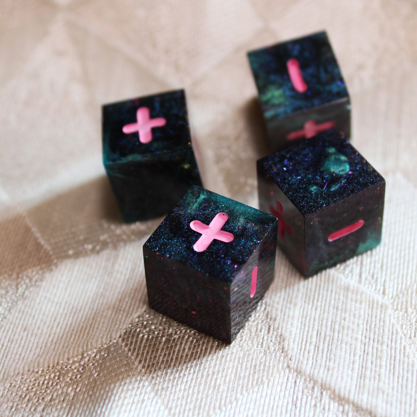 Handmade Nebula Fate Dice