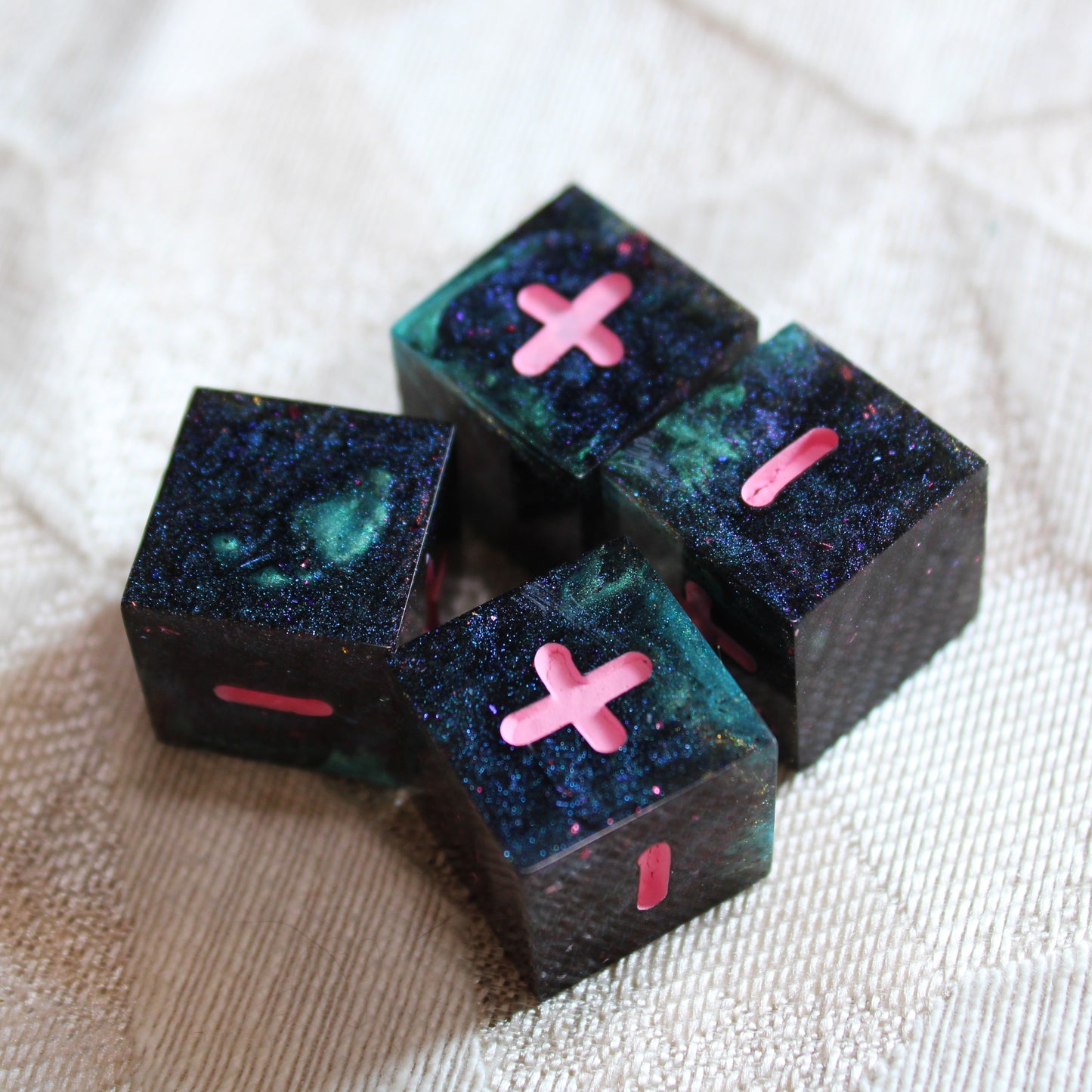 Handmade Nebula Fate Dice