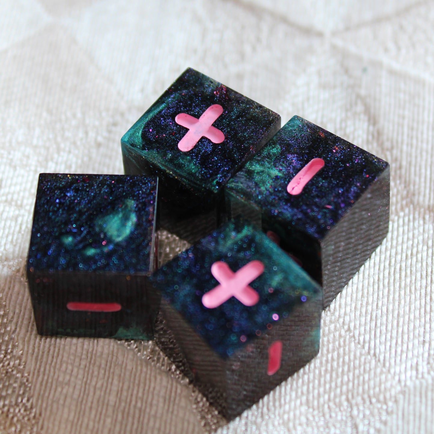 Handmade Nebula Fate Dice