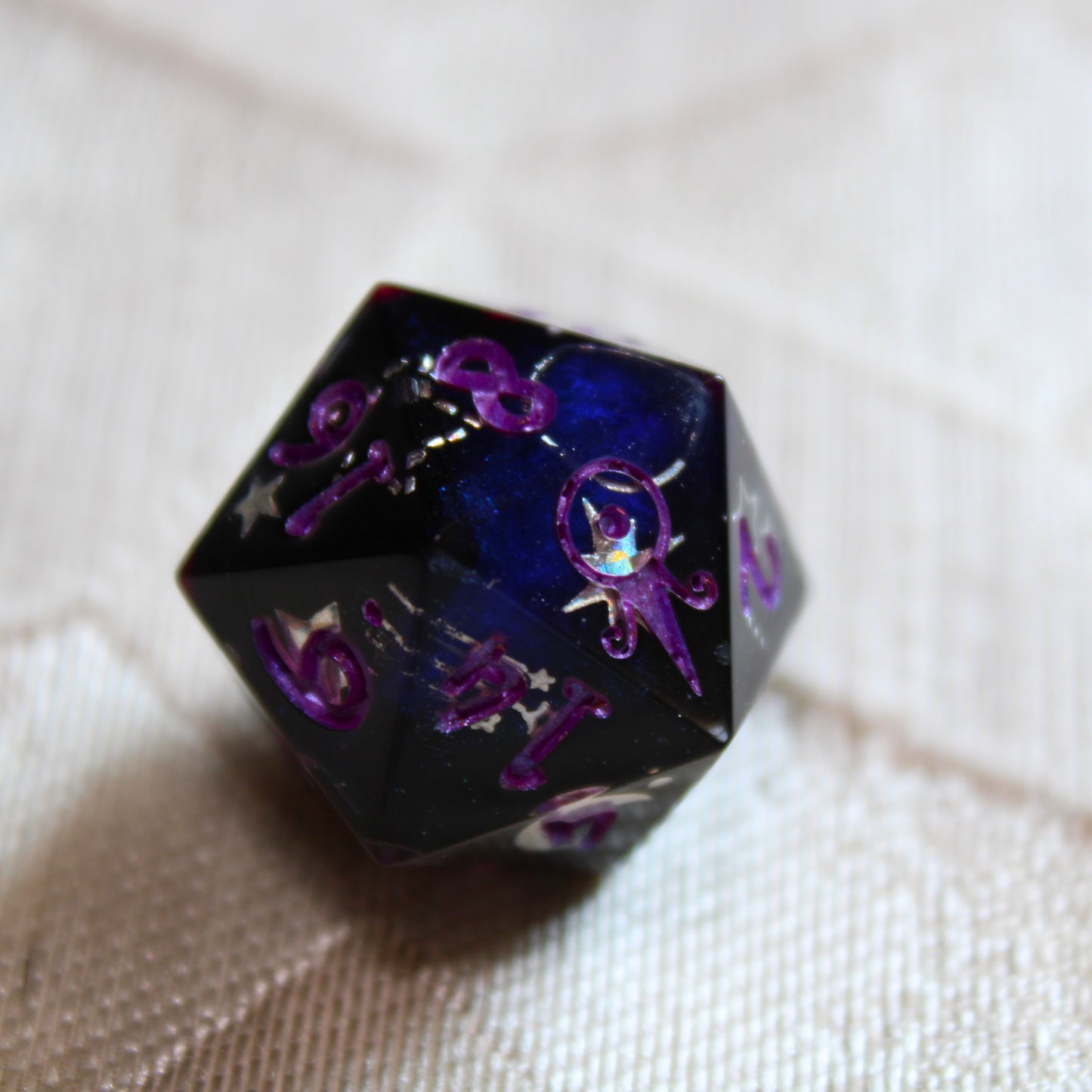 Handmade Shooting Star d20