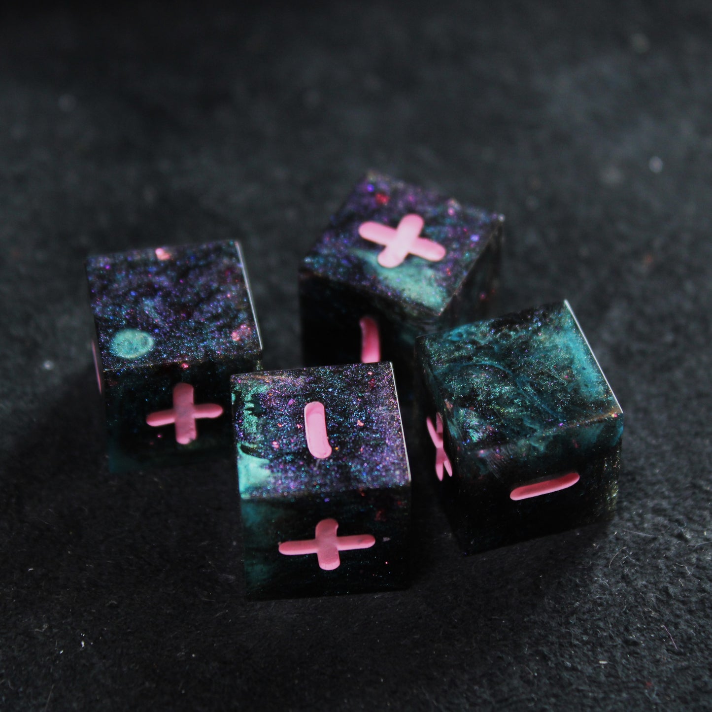 Handmade Nebula Fate Dice