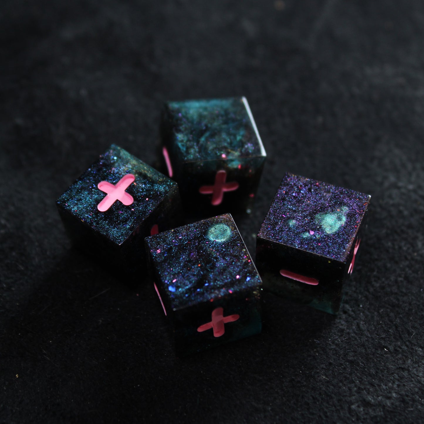Handmade Nebula Fate Dice