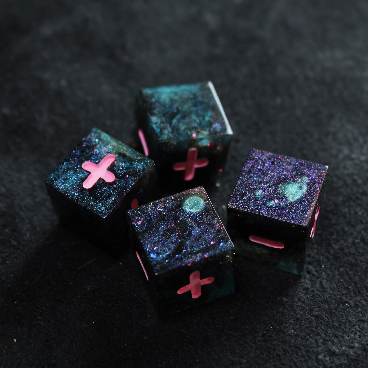 Handmade Nebula Fate Dice