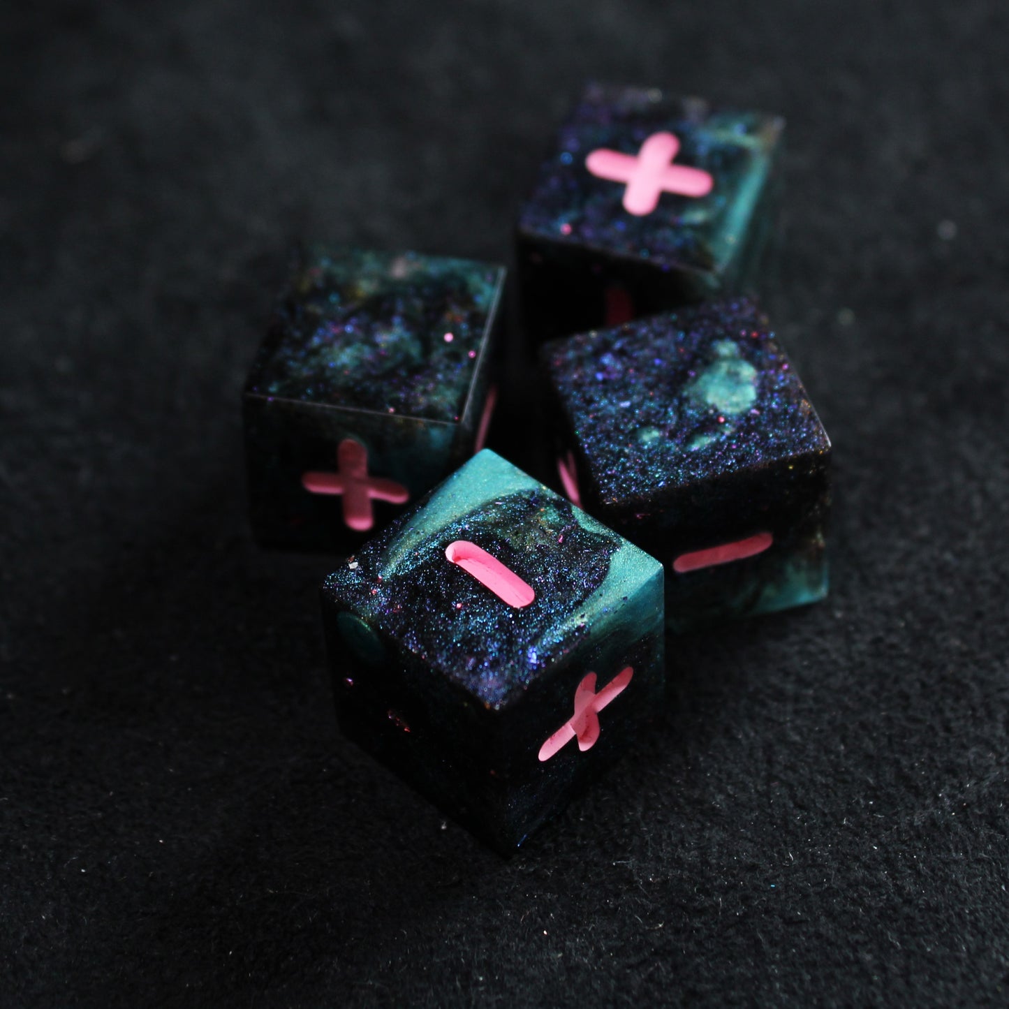 Handmade Nebula Fate Dice