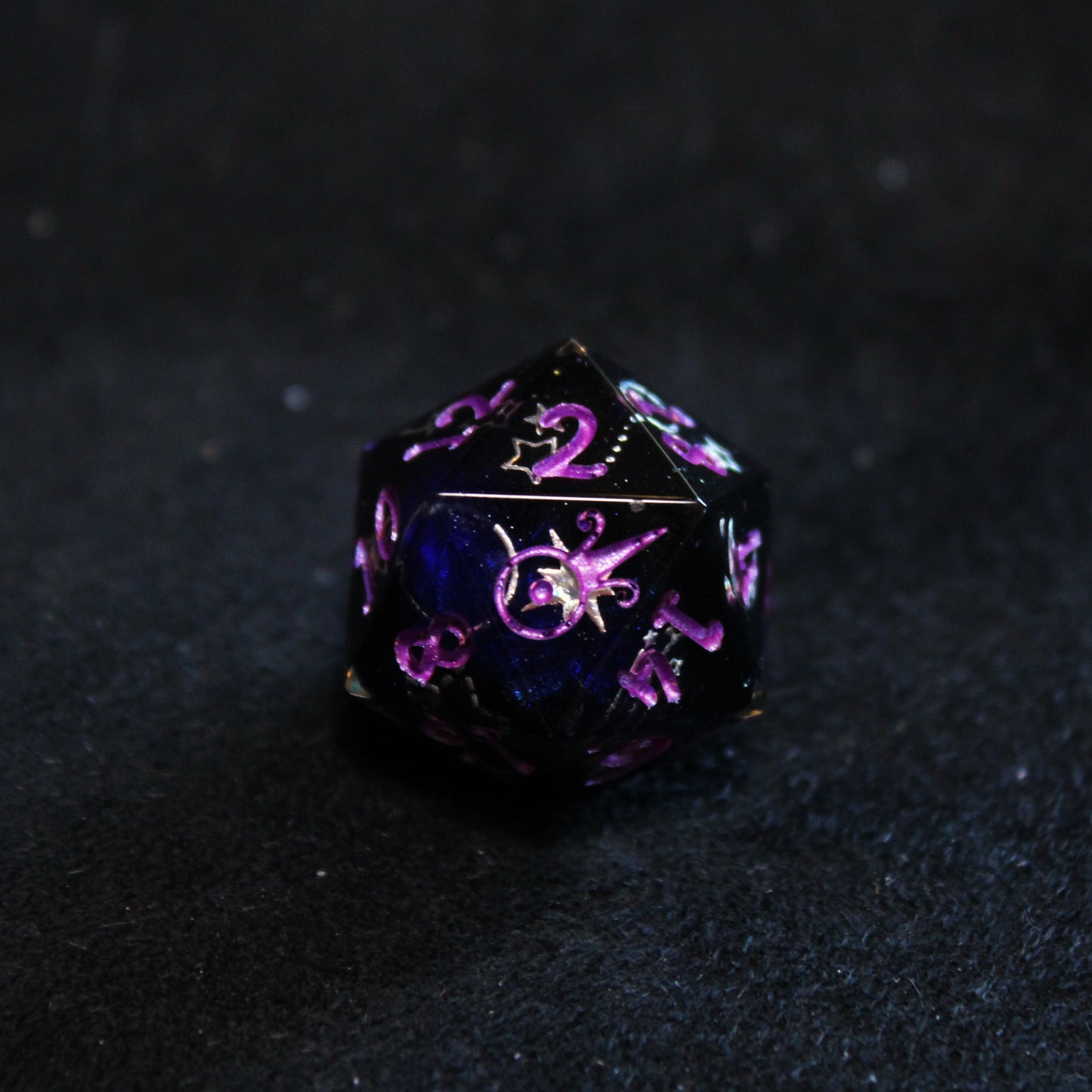 Handmade Shooting Star d20