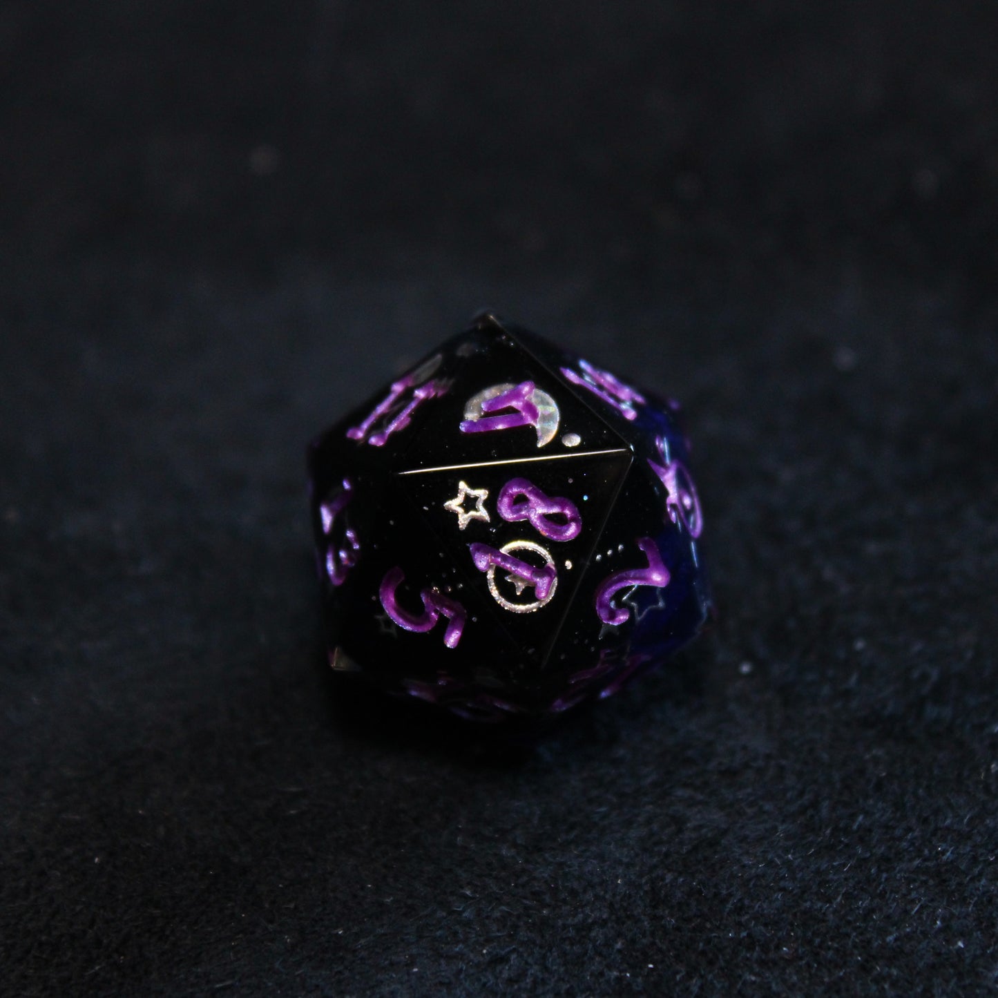 Handmade Shooting Star d20
