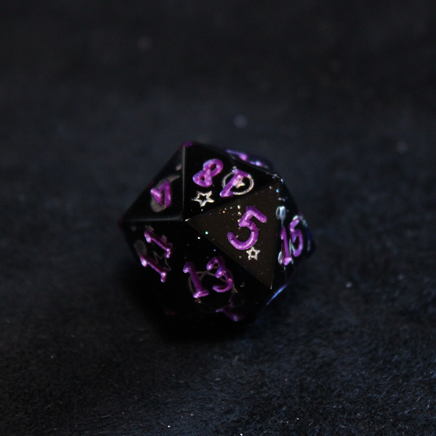 Handmade Shooting Star d20