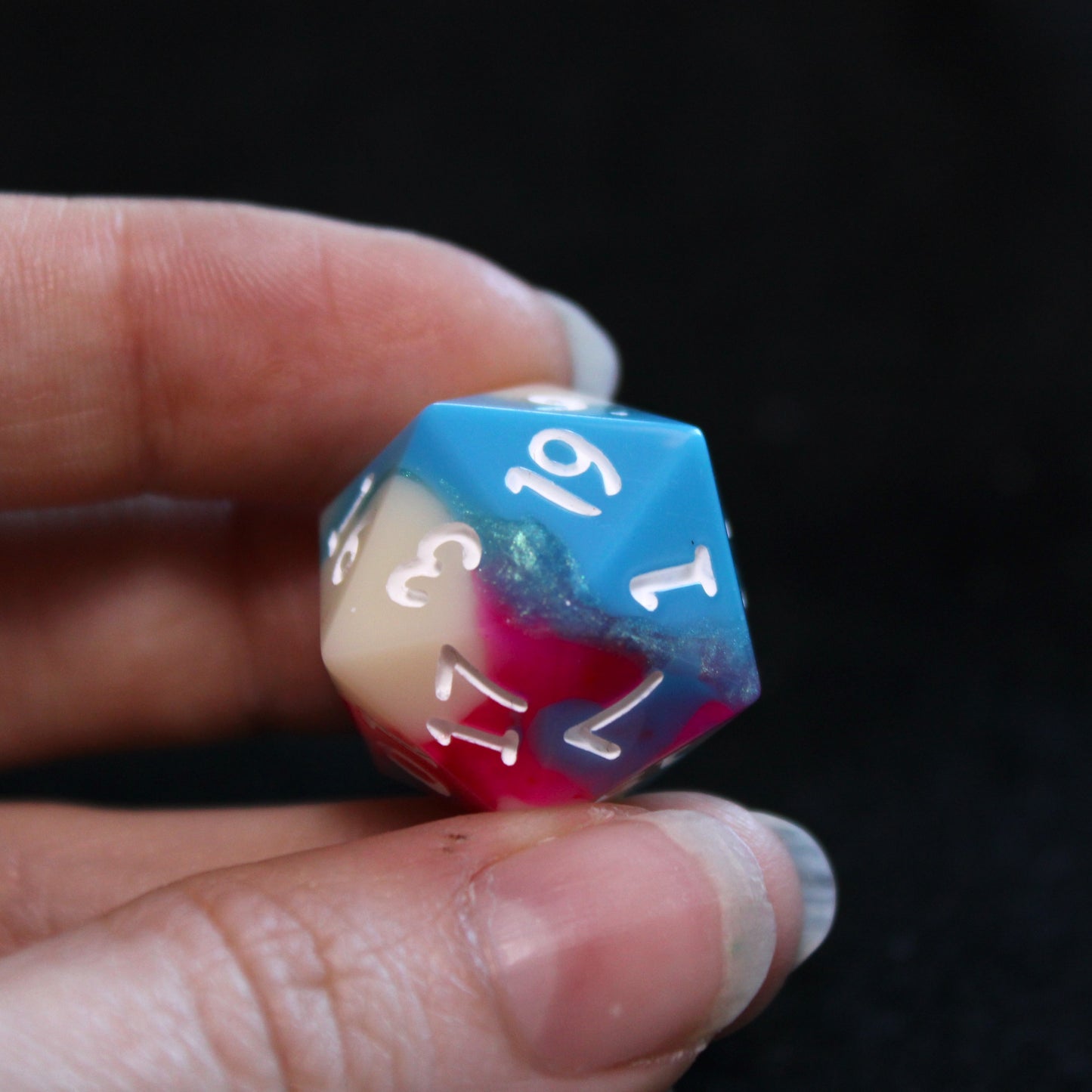 Handmade Bubblegum d20