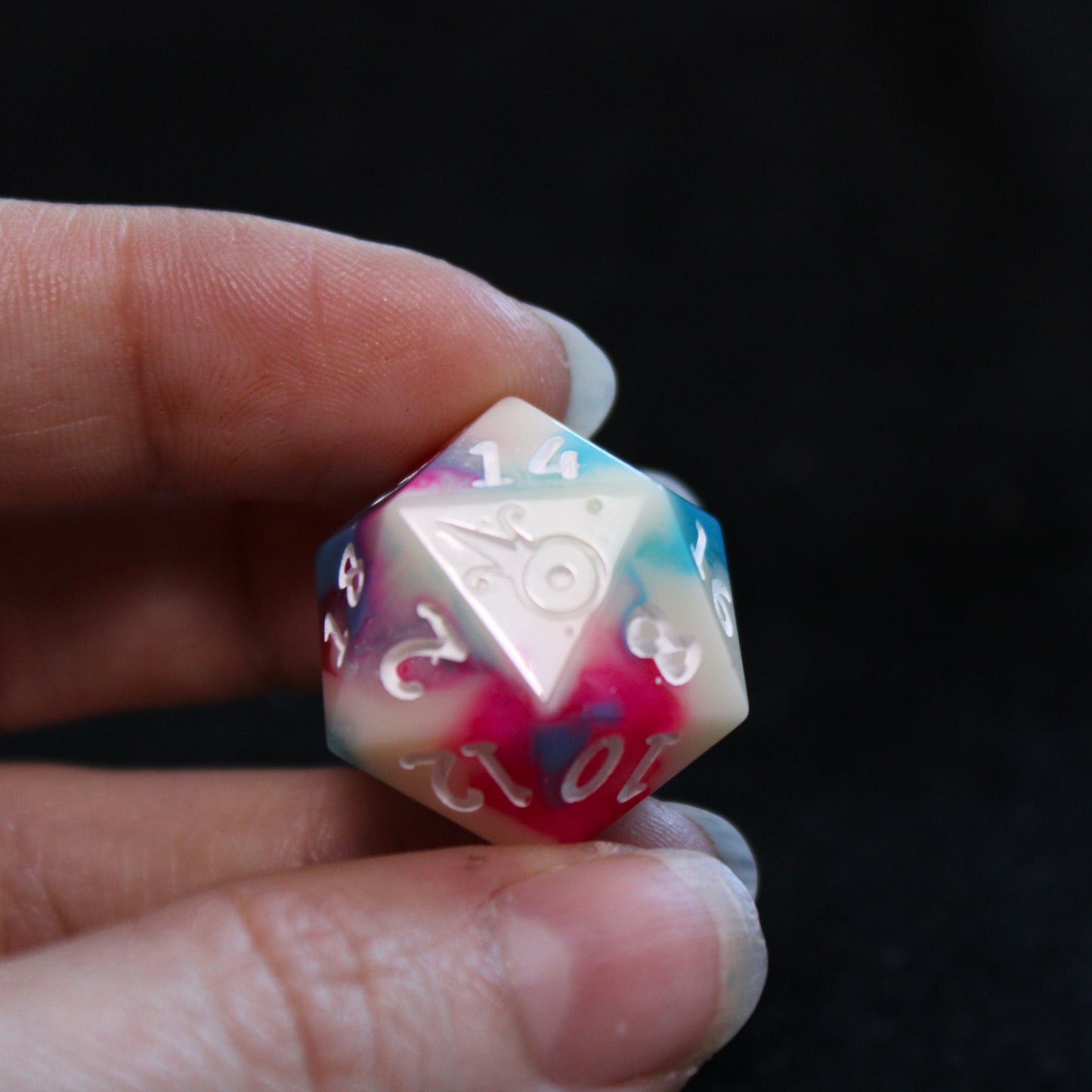 Handmade Bubblegum d20