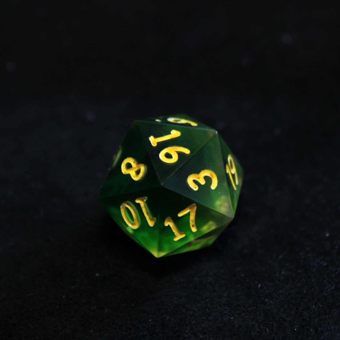 Handmade Spring Green d20