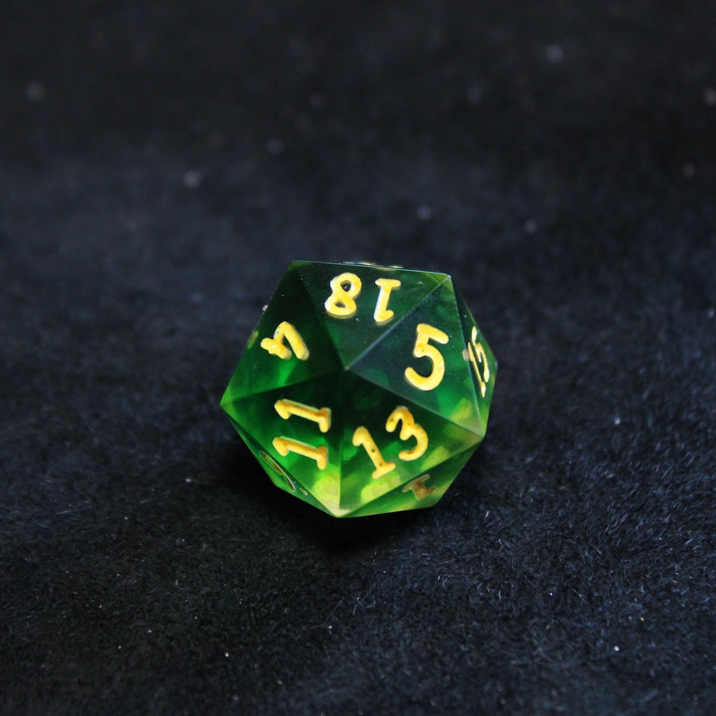 Handmade Spring Green d20