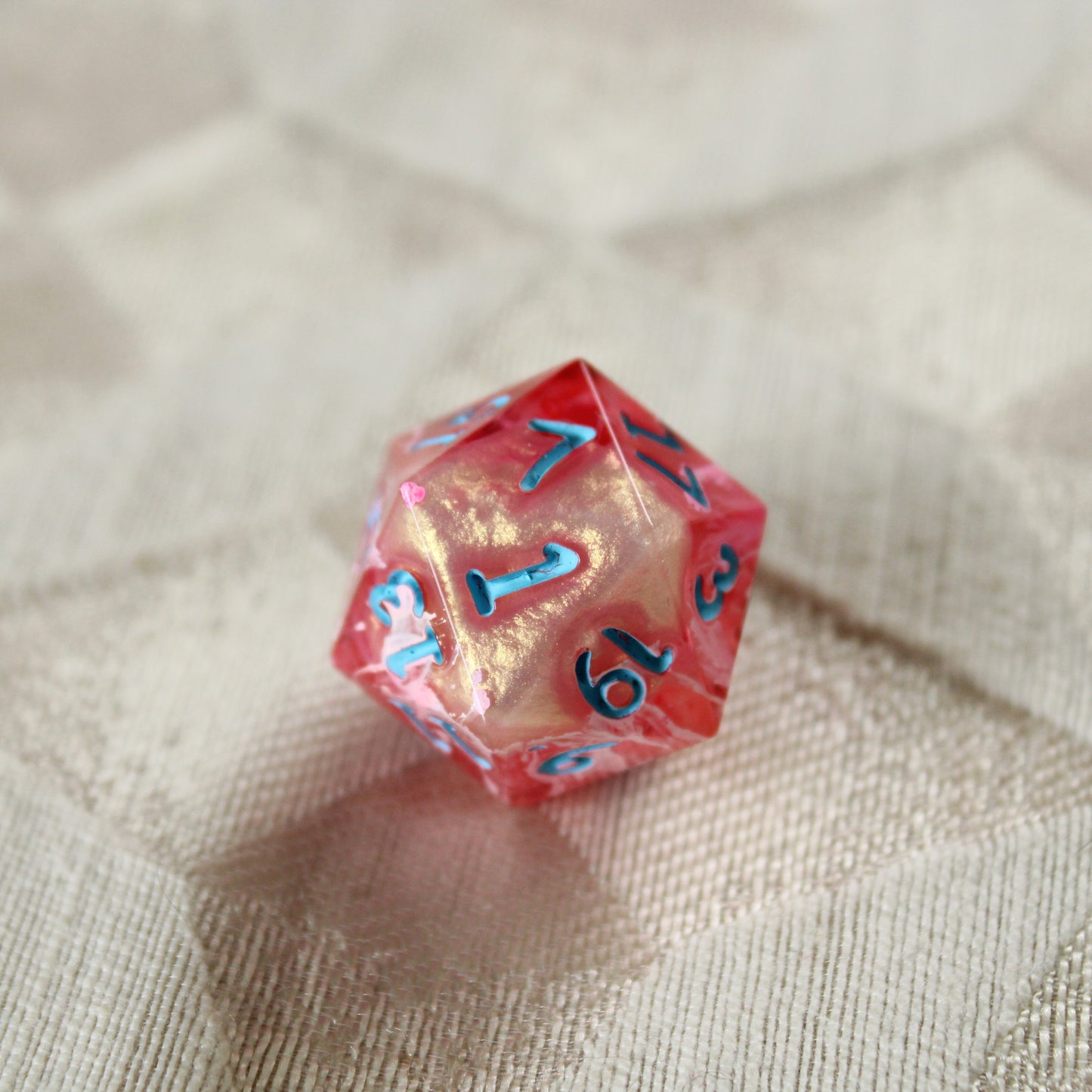 Handmade Pink Drink d20
