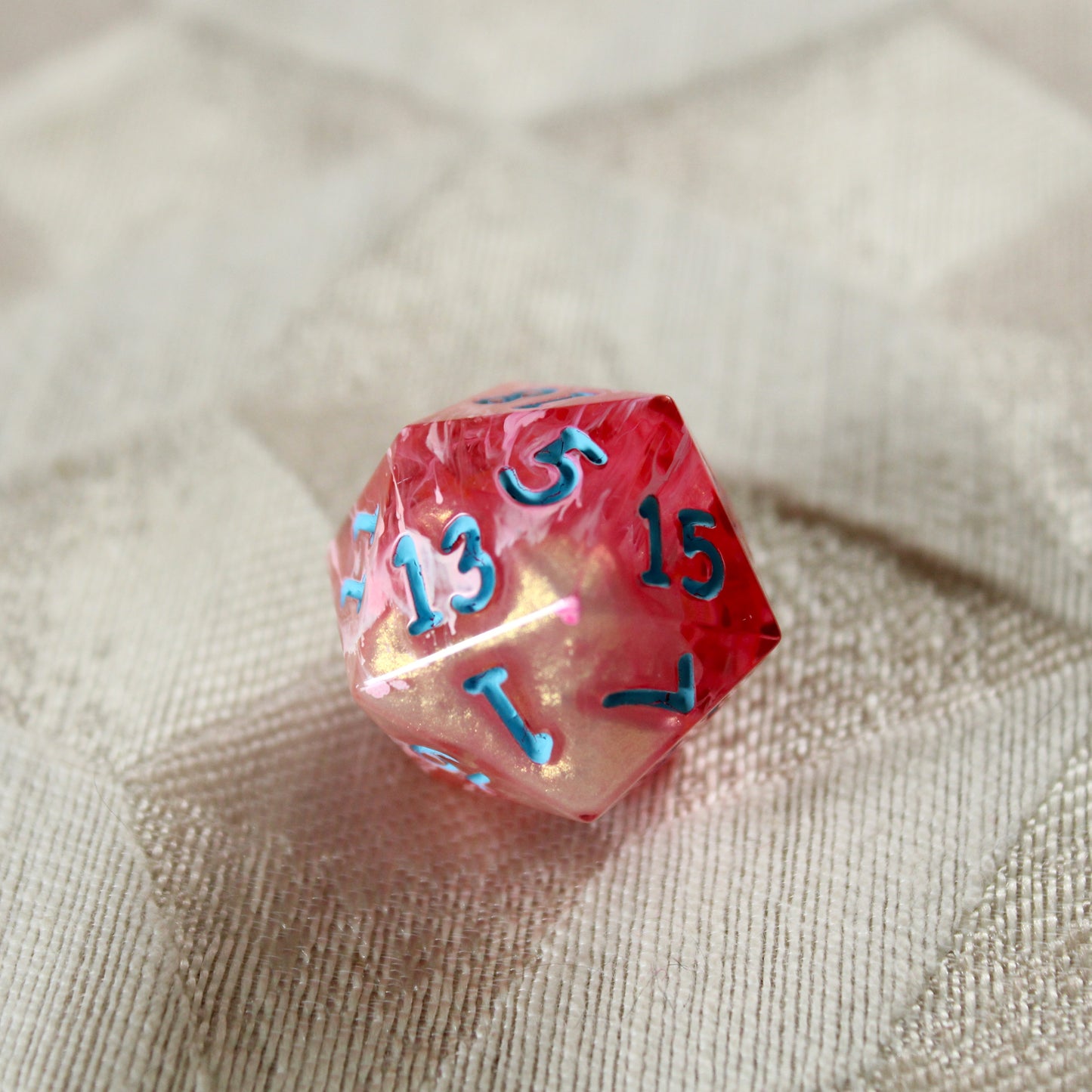 Handmade Pink Drink d20