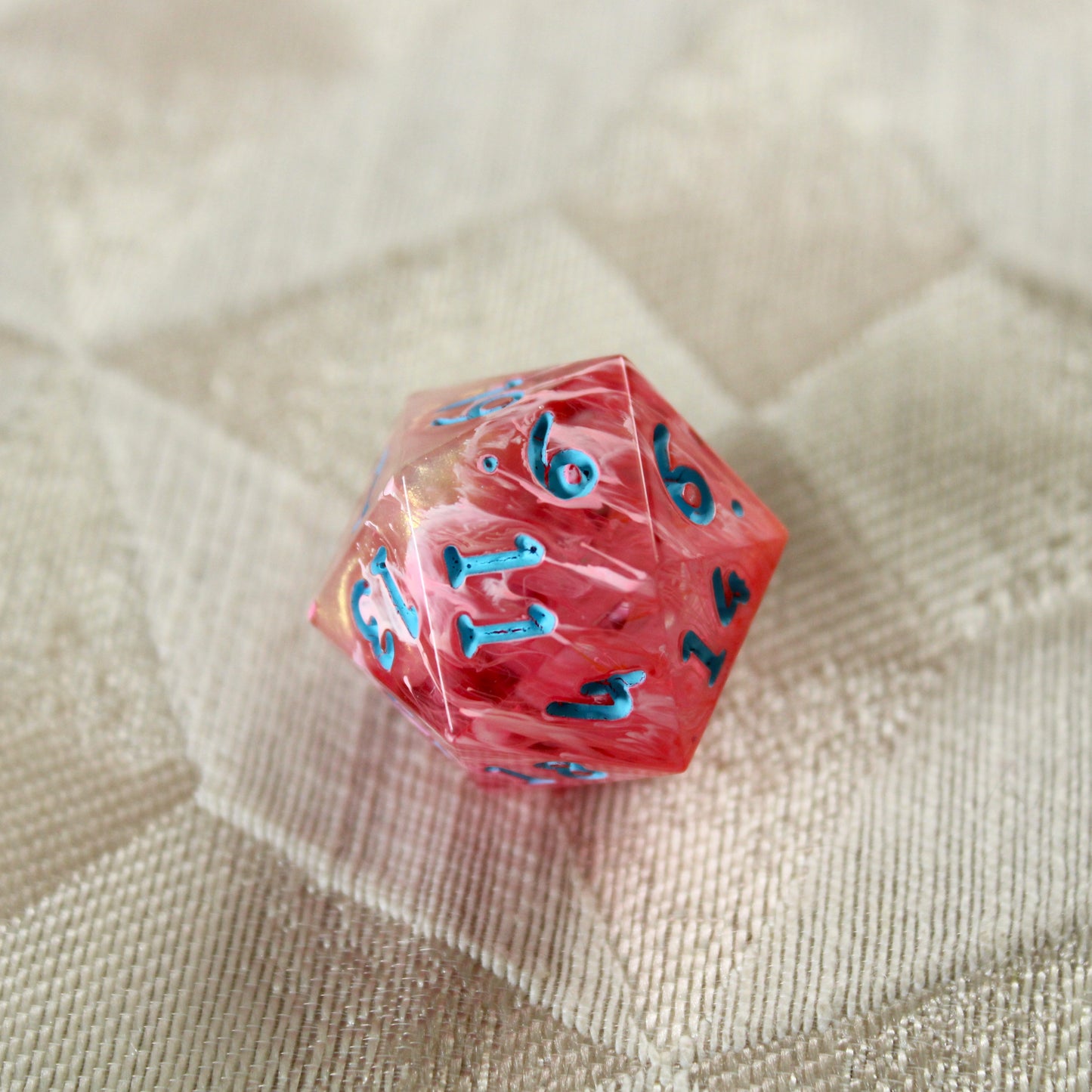 Handmade Pink Drink d20