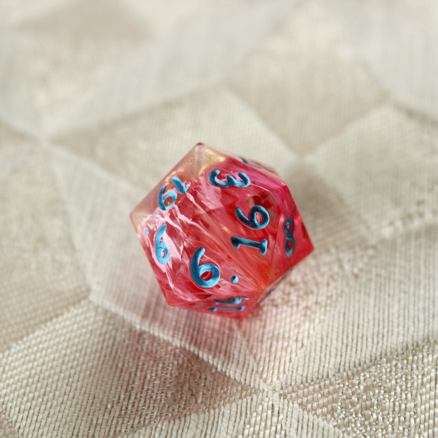 Handmade Pink Drink d20