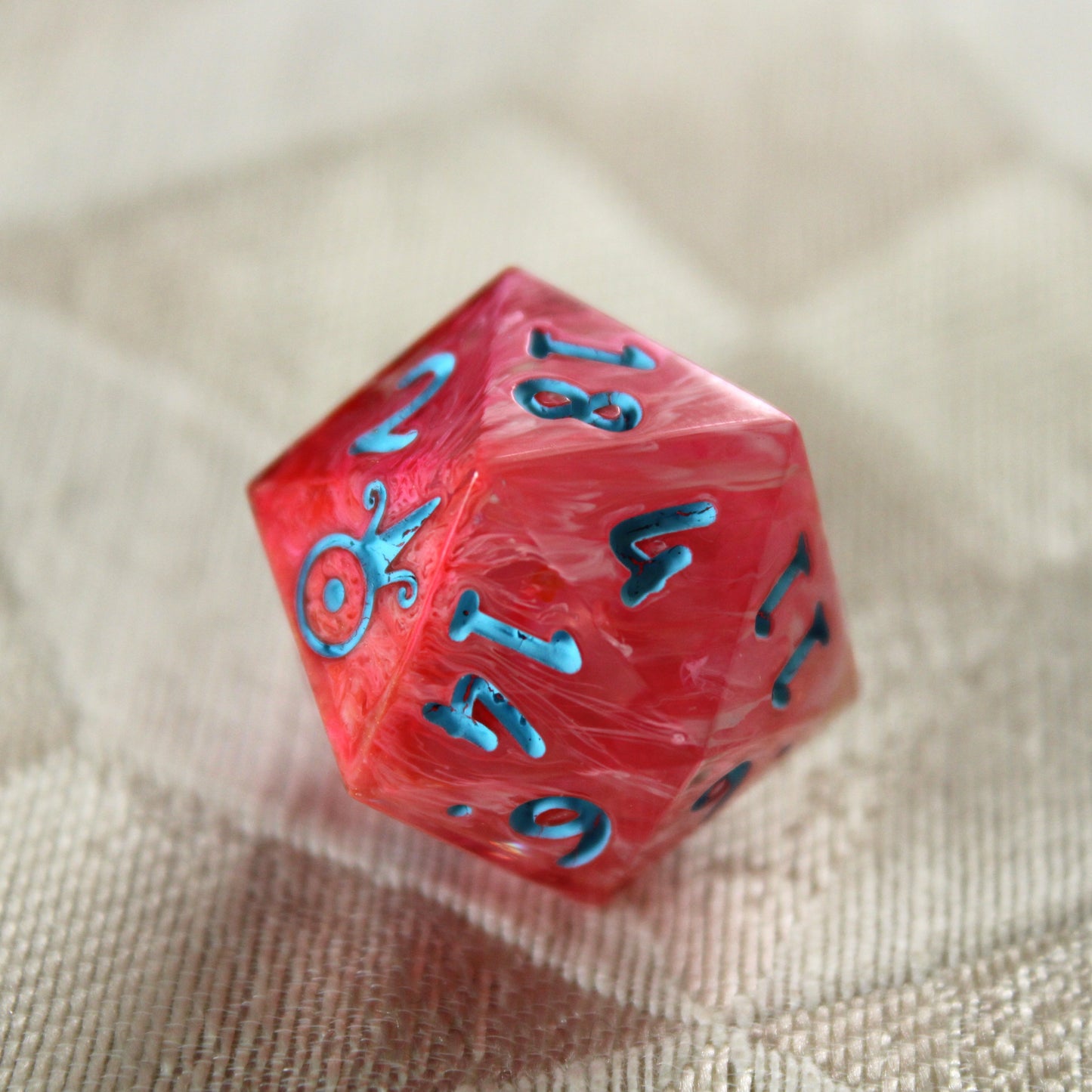 Handmade Pink Drink d20