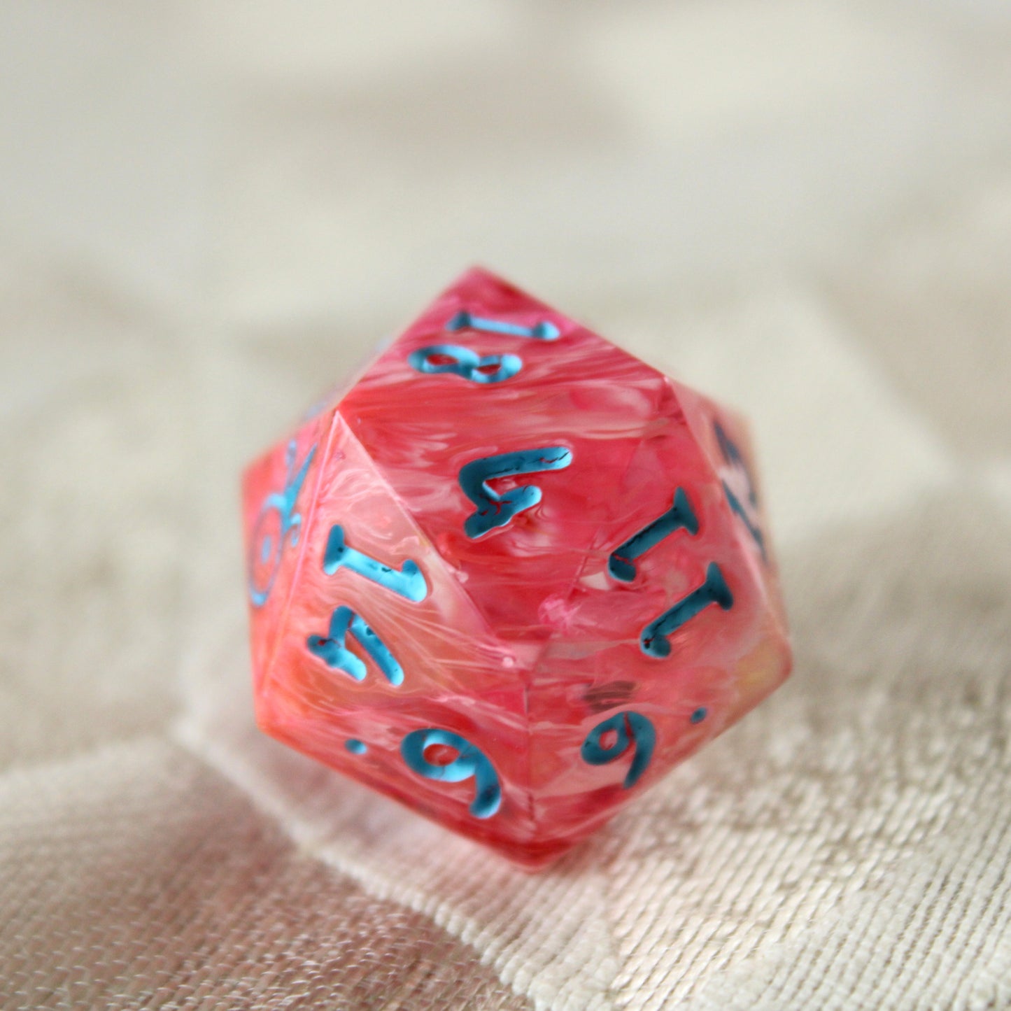 Handmade Pink Drink d20