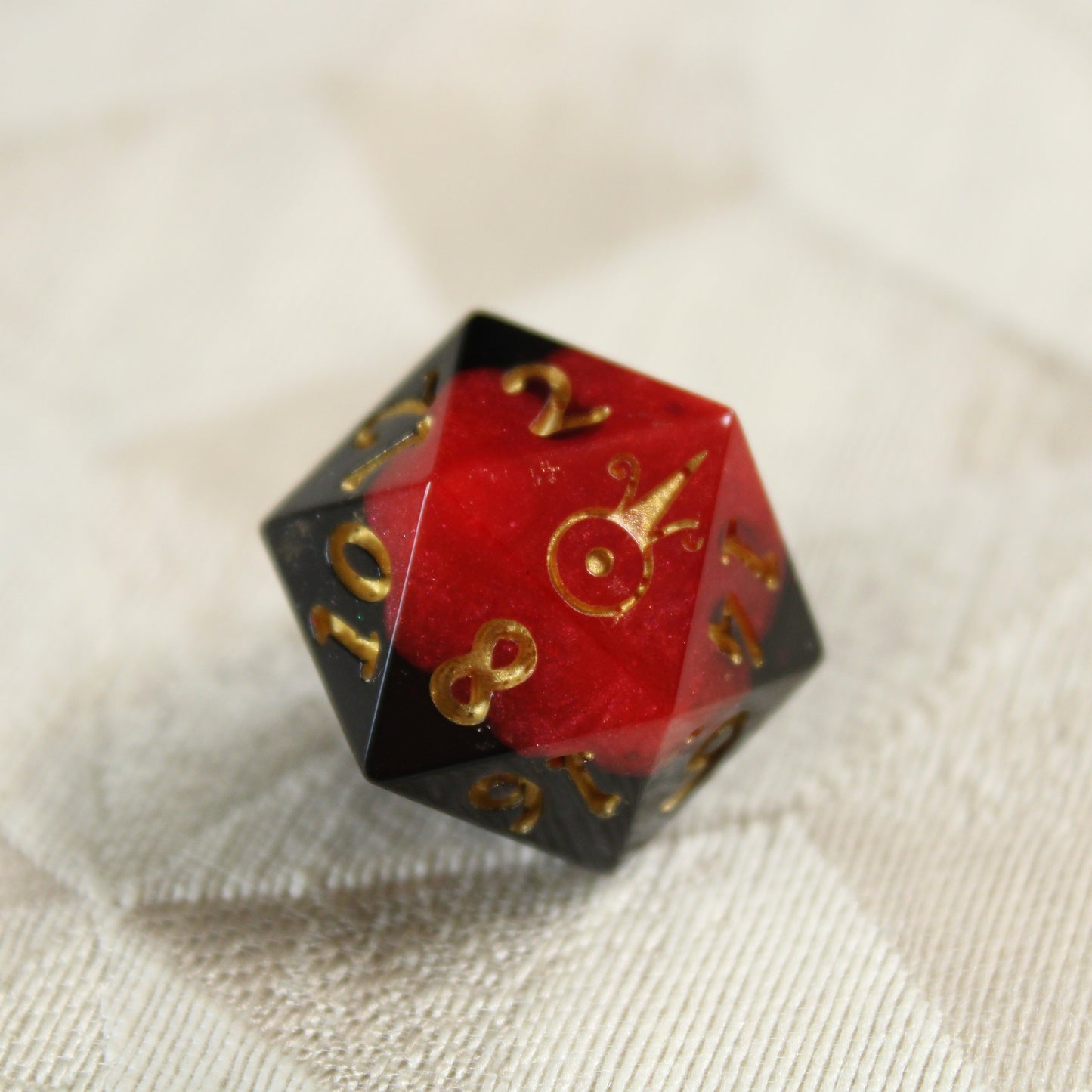 Handmade Molten Core d20