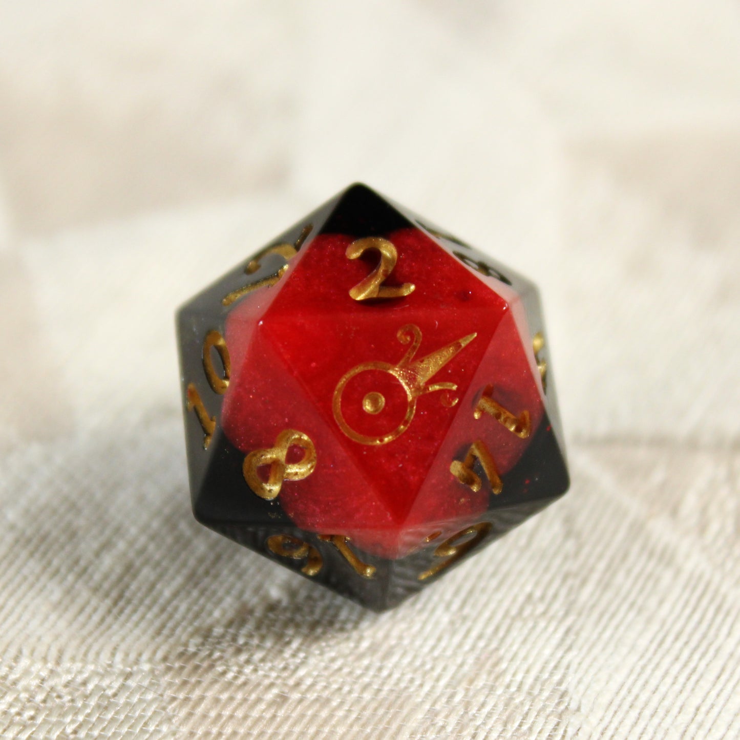 Handmade Molten Core d20