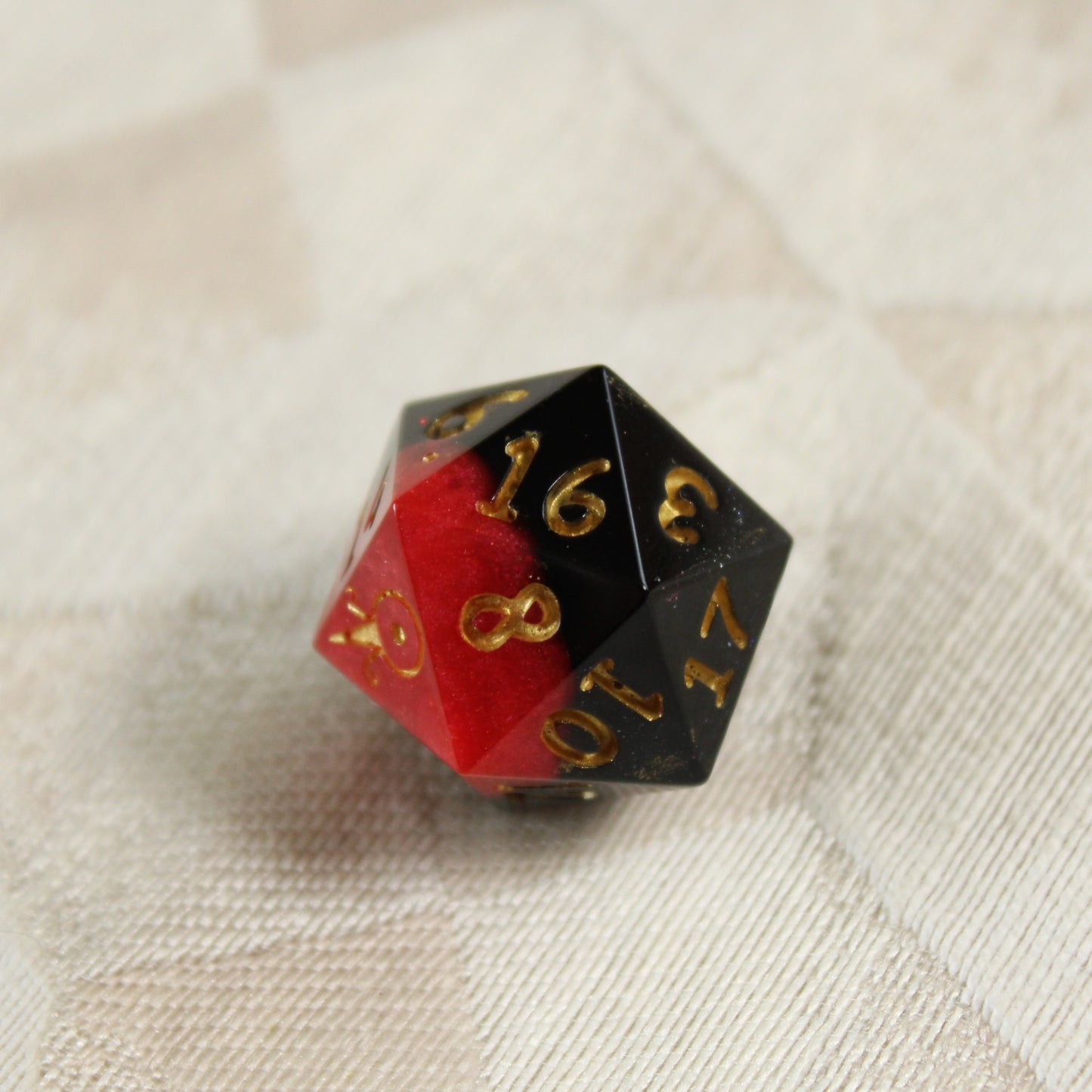 Handmade Molten Core d20