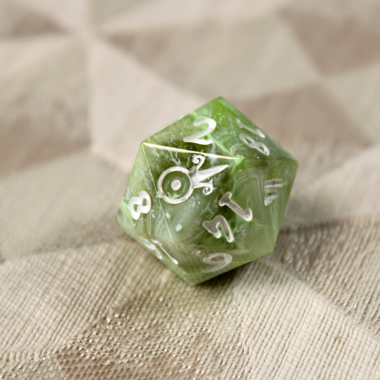 Handmade Green Thumb d20