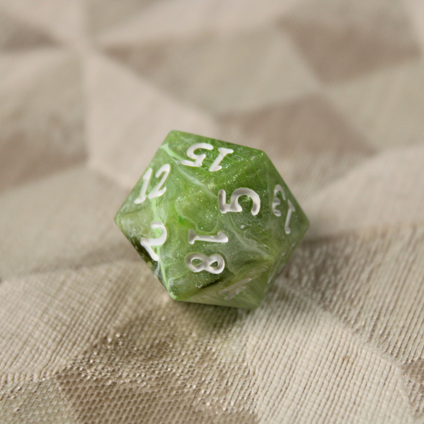 Handmade Green Thumb d20