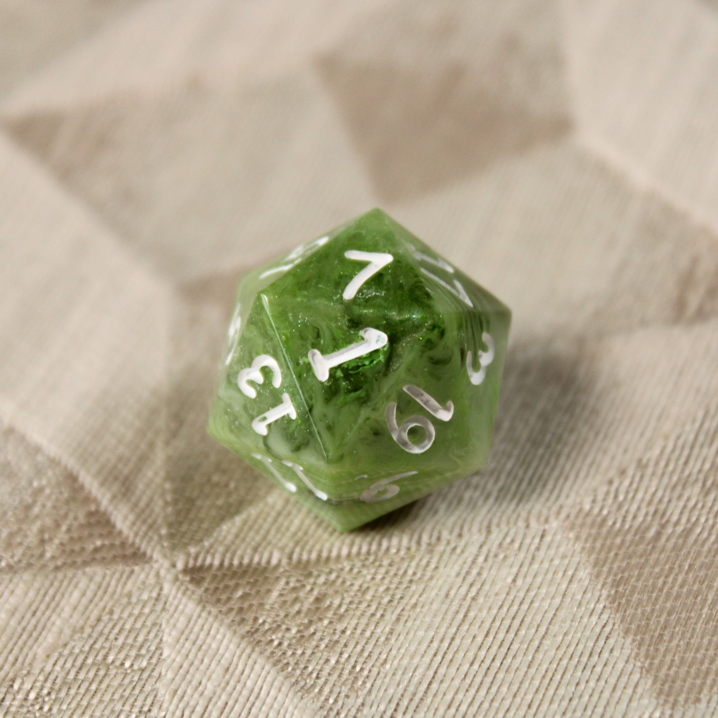Handmade Green Thumb d20