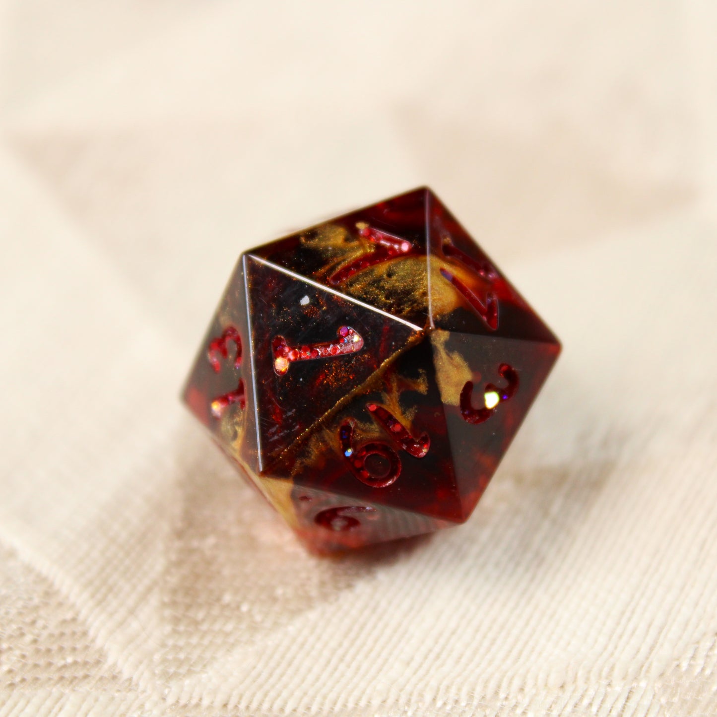 Handmade Magma d20