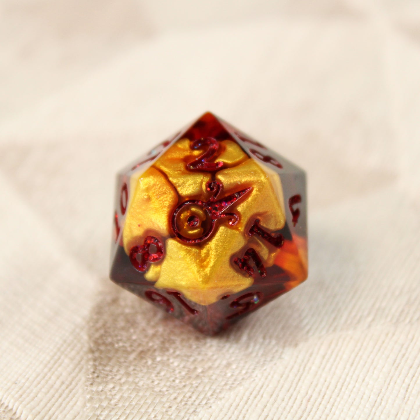 Handmade Magma d20