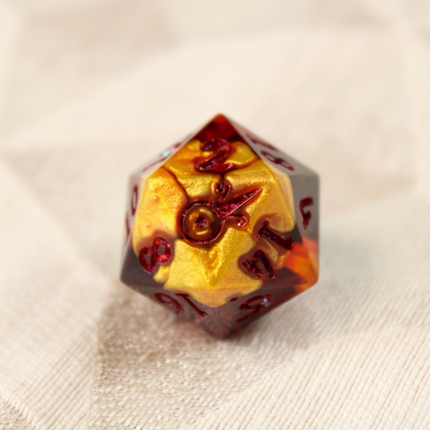 Handmade Magma d20