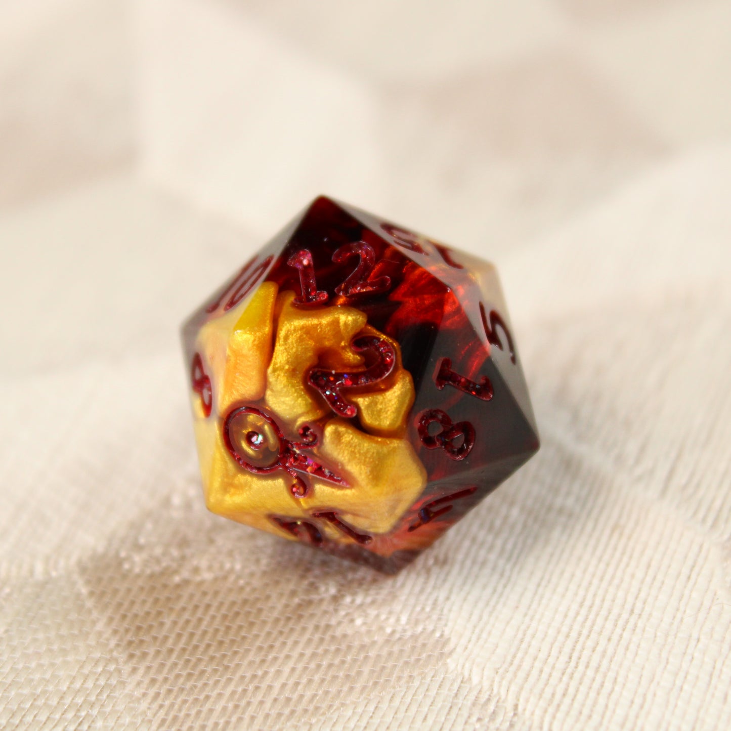 Handmade Magma d20