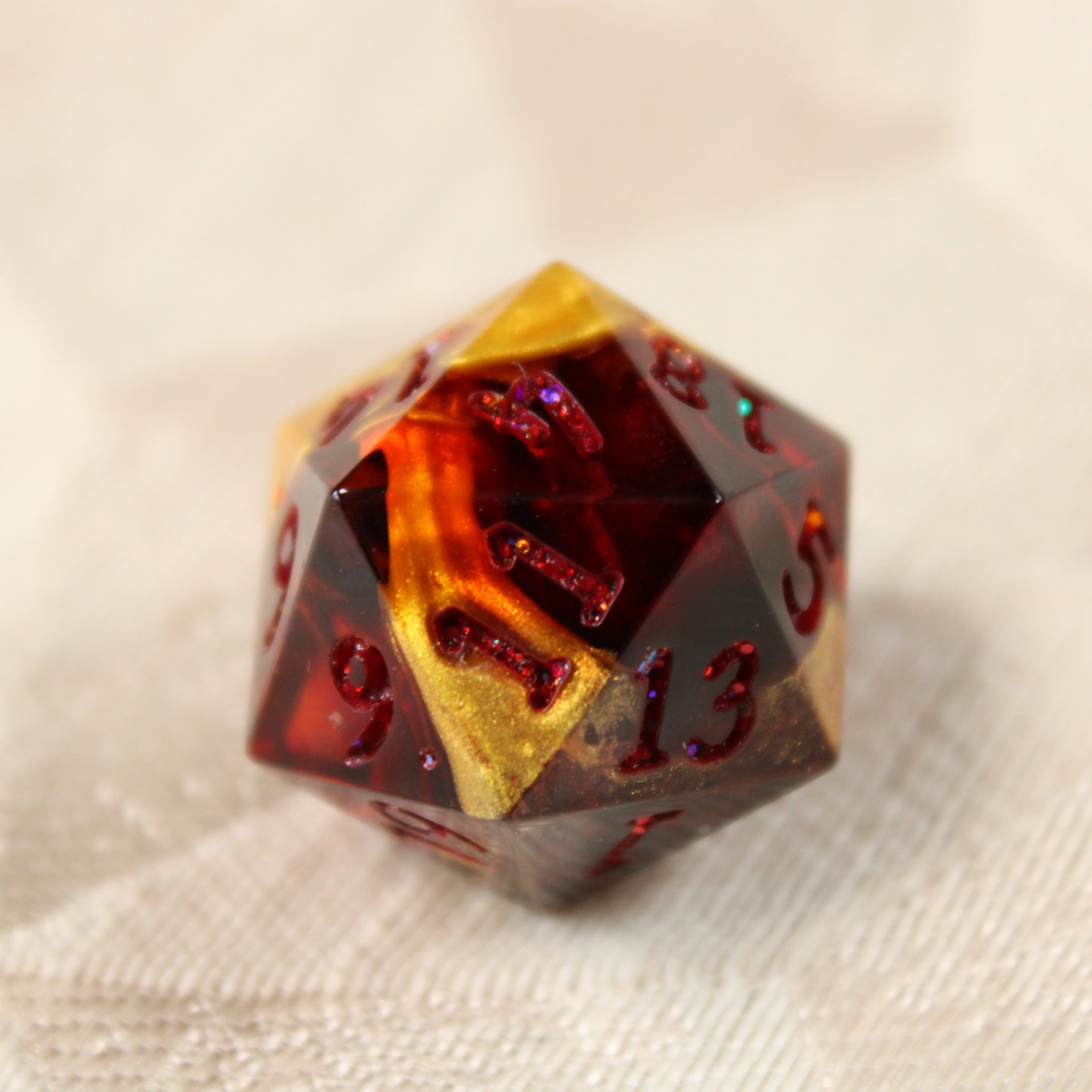 Handmade Magma d20