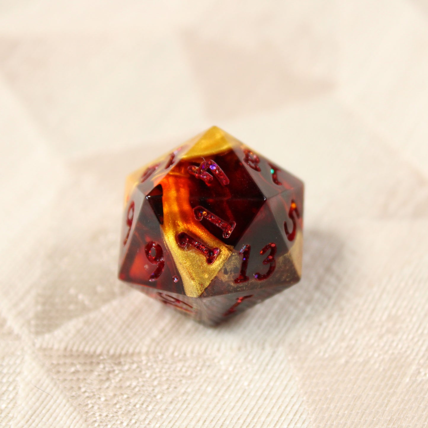 Handmade Magma d20