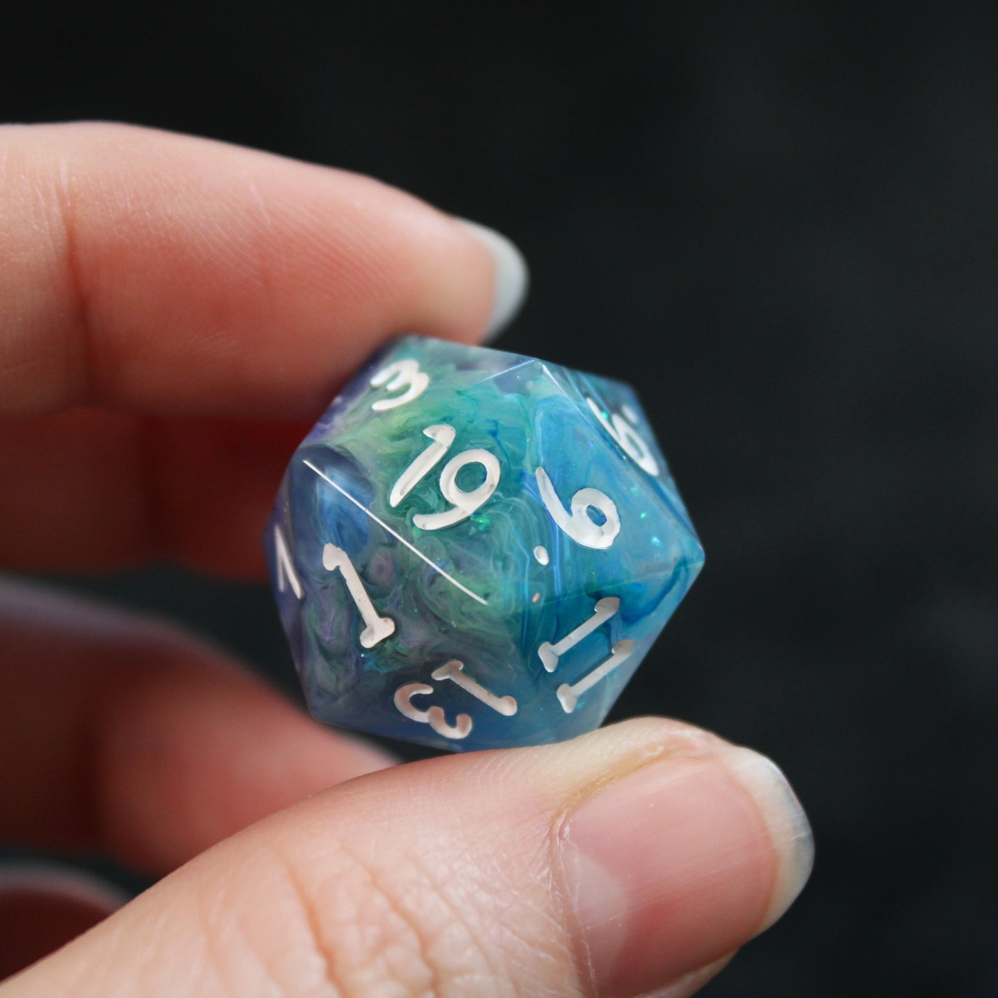 Handmade Ocean Wave d20
