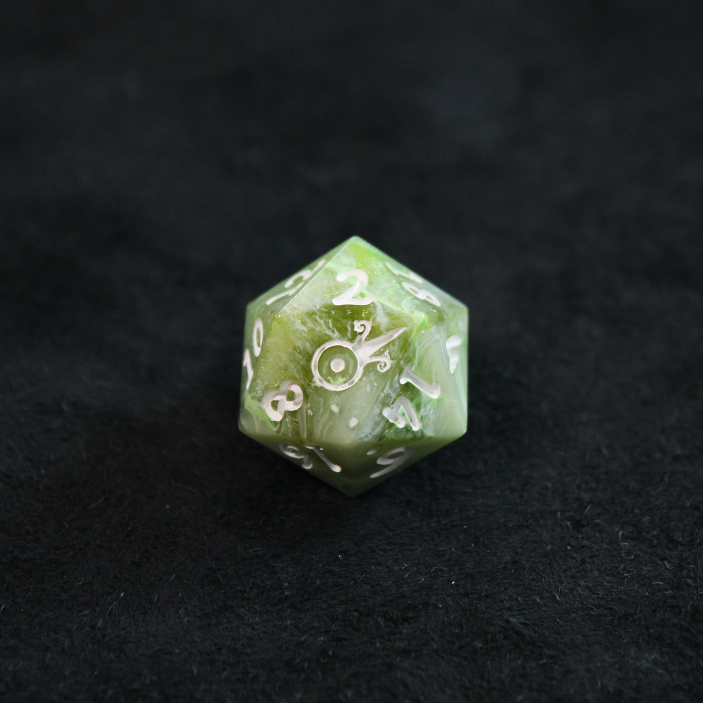 Handmade Green Thumb d20
