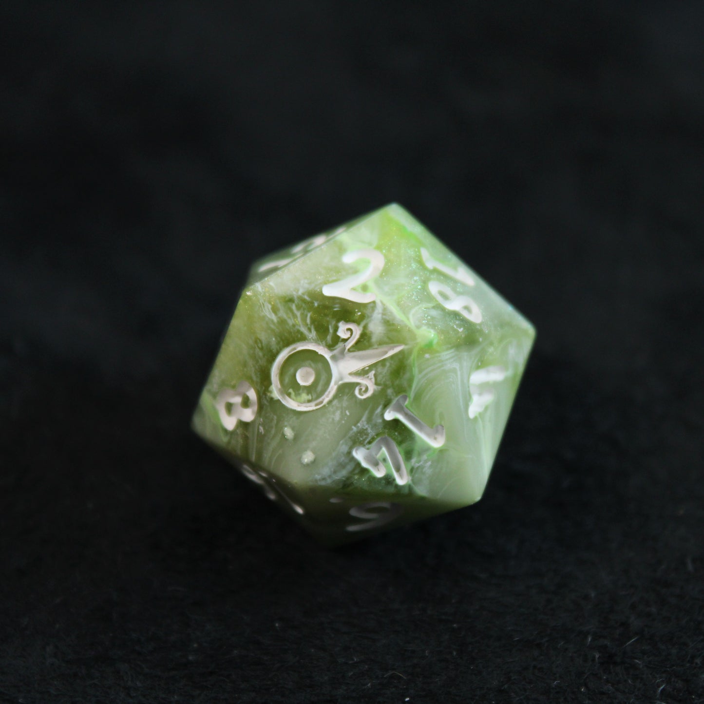 Handmade Green Thumb d20