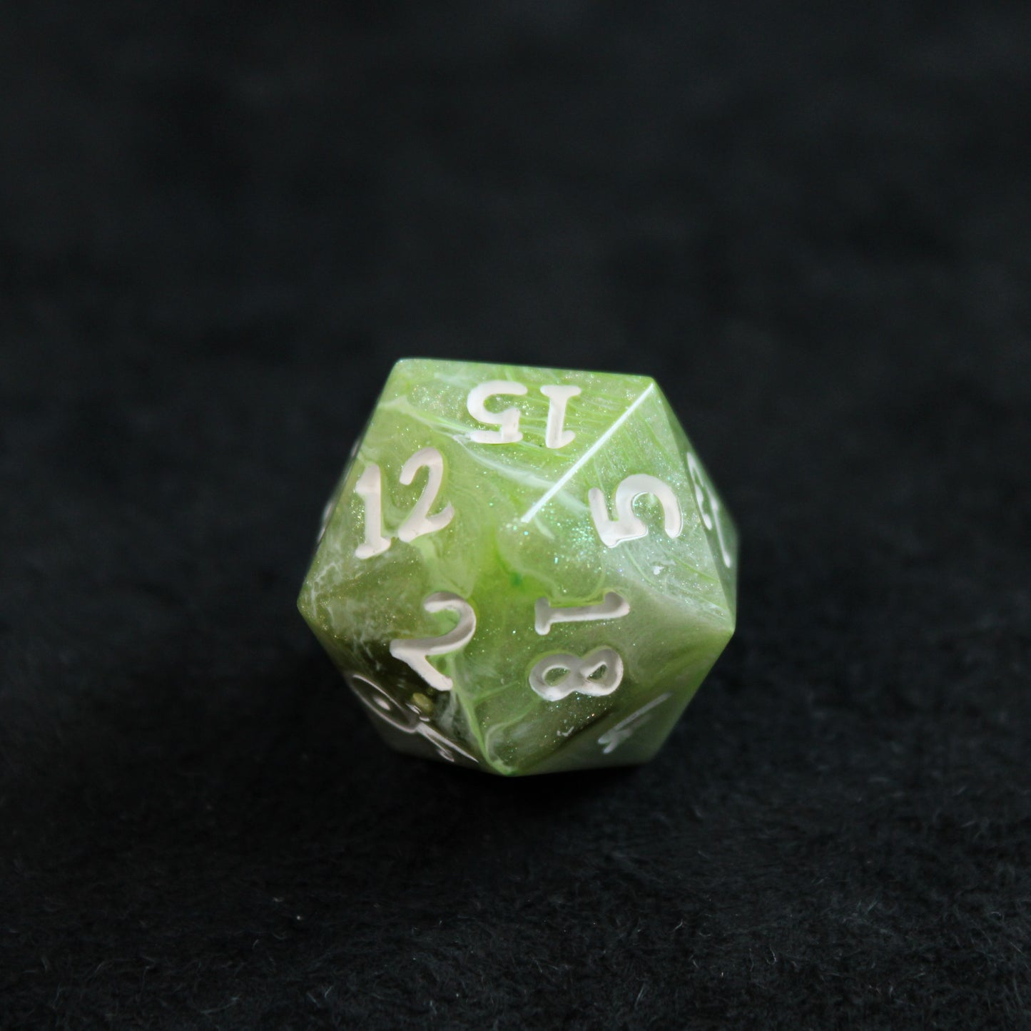 Handmade Green Thumb d20