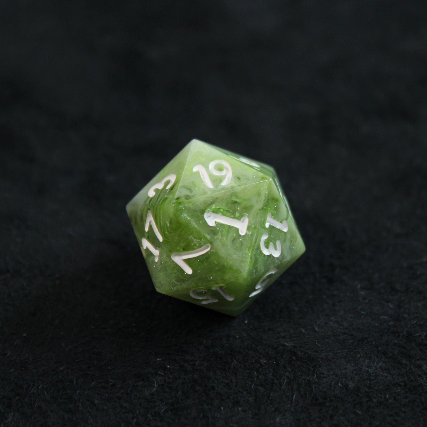 Handmade Green Thumb d20