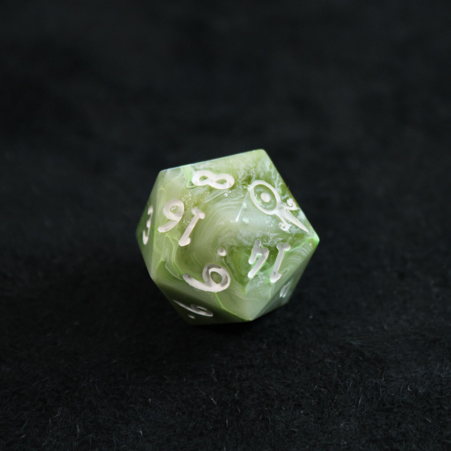 Handmade Green Thumb d20