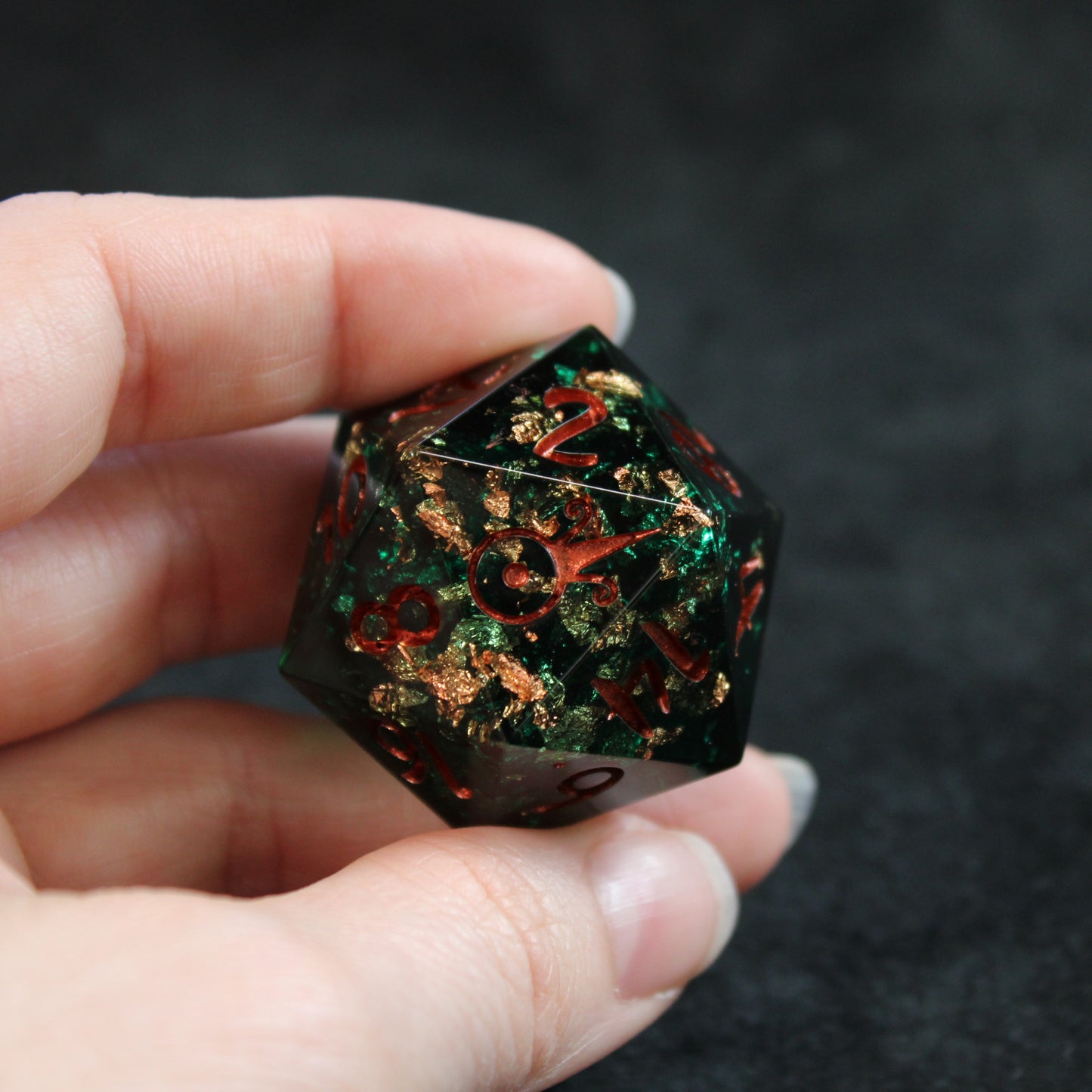 Copper Core Jumbo d20