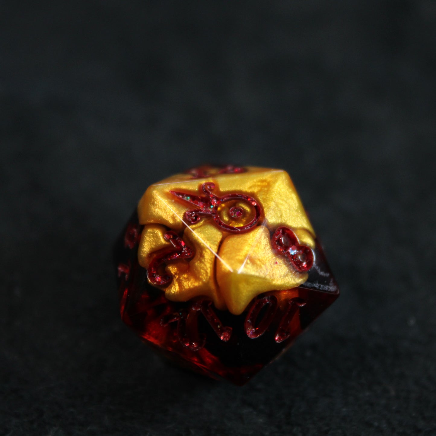 Handmade Magma d20